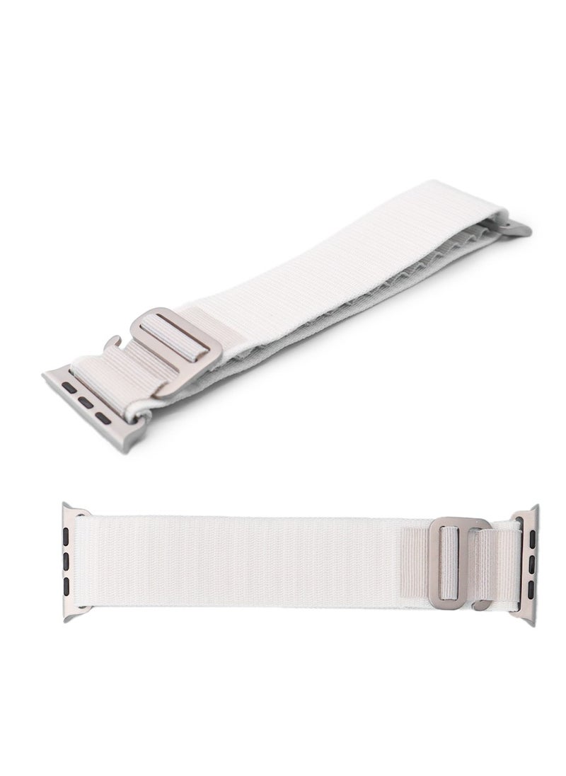 Generic 42/44/45/49mm Ultra Watchband For iWatch Silver  - Image 2
