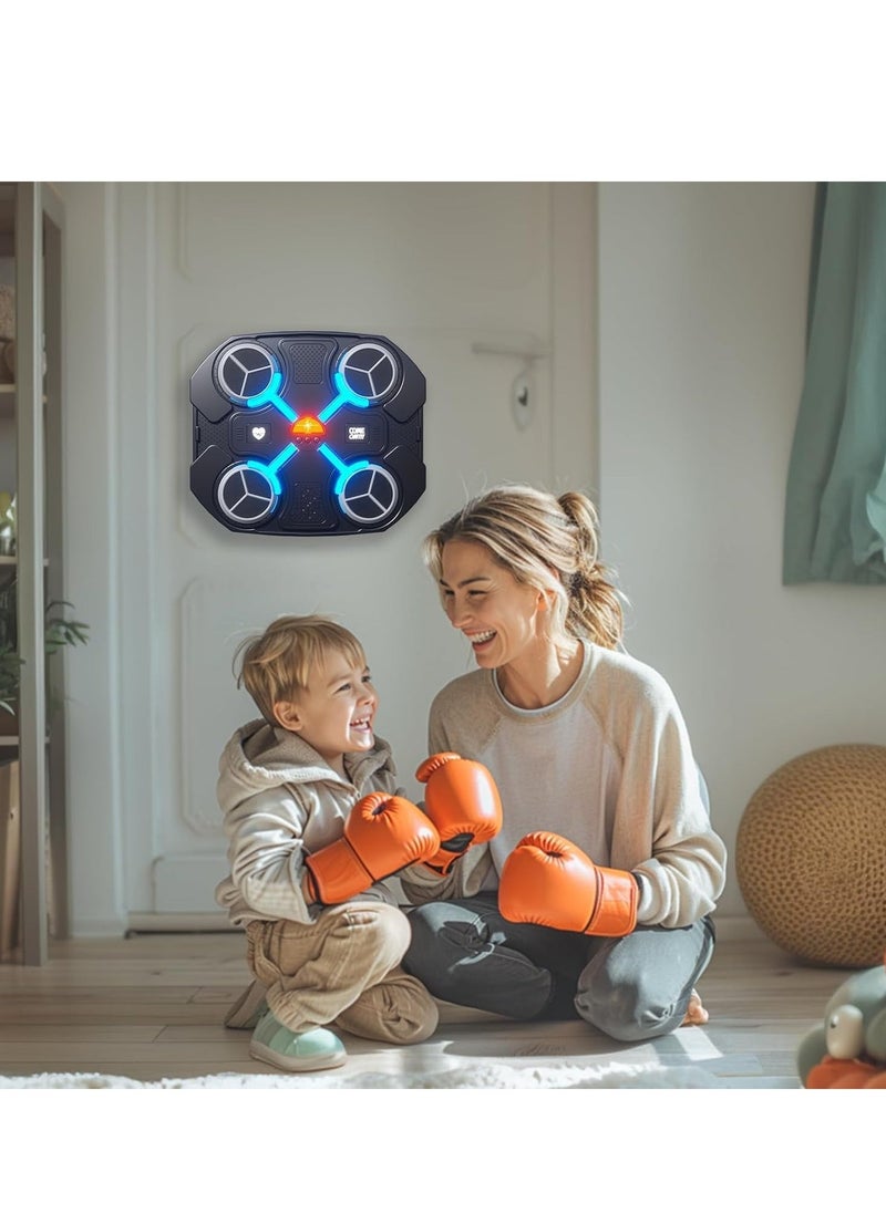 ELTRAZONE Music Boxing Machine for Kids – Wall-Mounted Smart Punching Game with Bluetooth & Gloves for Fun Fitness - Image 5