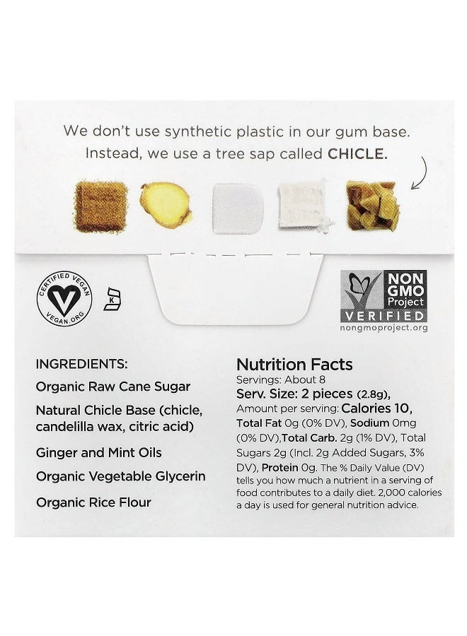 SIMPLY GUM Simply Gum, Chewing Gum, Ginger , 15 Pieces - Image 2