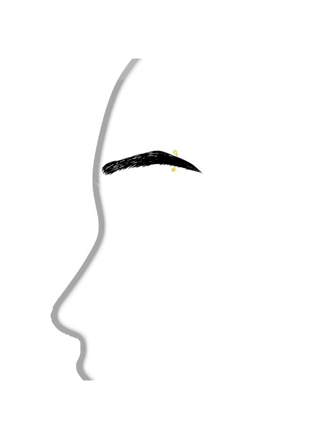 Ritastephens 14k Solid Gold Eyebrow Ring Jewelry 16 Gauge Cubic Zirconia (Yellow or White) - Image 5