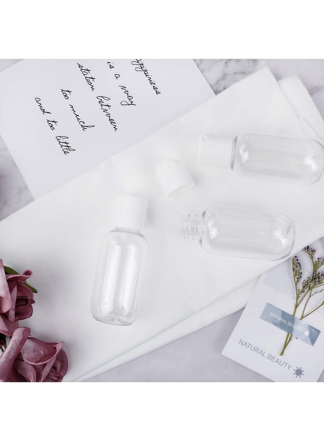 TRENDBOX 60Ml 2Oz Empty Plastic Refillable Essentials Bottles With Disc Top Flip Cap12 Pack - Image 5