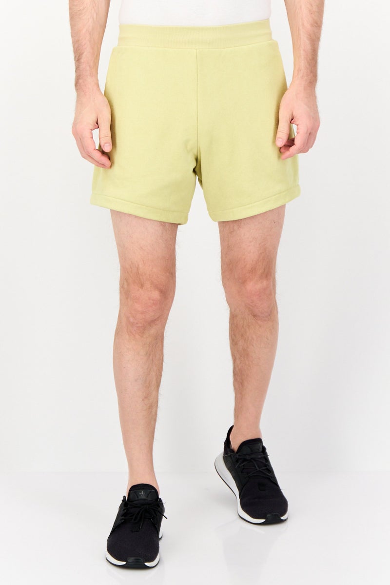 Adidas Men Sportswear Fit Basketball Shorts, Halo Gold - Image 1