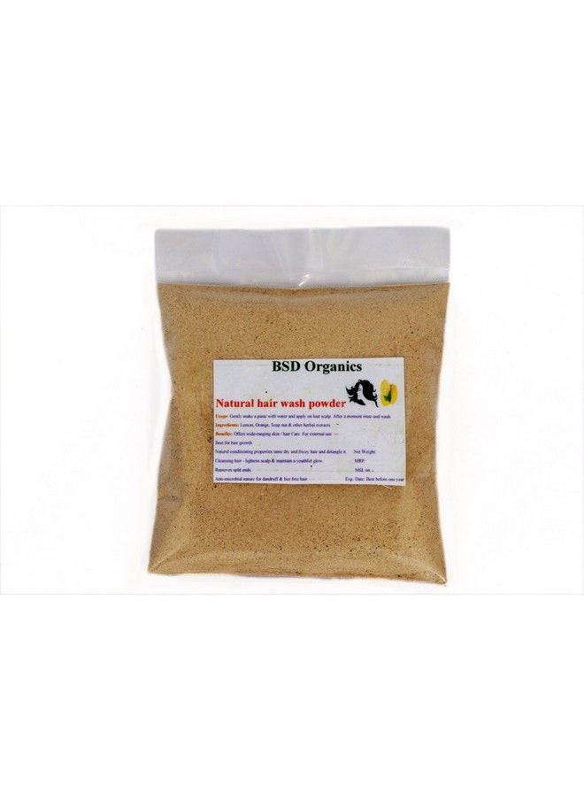 BSD Organics - Hairy Mix Of Shikakai And Soap Nuts Powder 50 Gm - Image 1