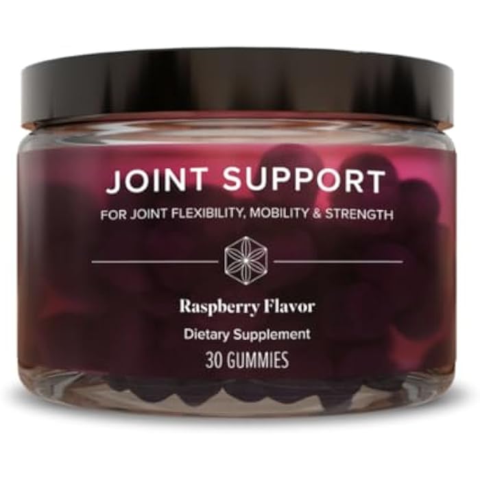 Isagenix Joint Support - Science-Backed, Natural Ingredients to Help with Joint Flexibility, Mobility, and Strength - Raspberry Flavor - 30 Gummies - Image 1