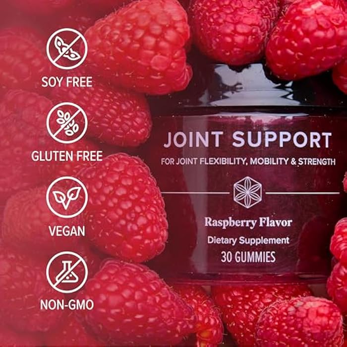 Isagenix Joint Support - Science-Backed, Natural Ingredients to Help with Joint Flexibility, Mobility, and Strength - Raspberry Flavor - 30 Gummies - Image 5