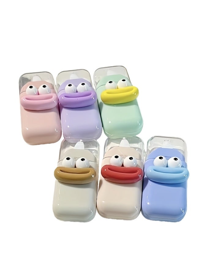 6 قطع شريط تصحيح مع شريط تعديل صغير محمول بوجه لطيف مثالي للطلاب يناسب حقائب الأقلام في الدفاتر والواجبات المنزلية أو أوراق الاختبارات التصميم يضيف متعة إلى وقت الدراسة خفيف الوزن لسهولة حمله إلى المدرسة أو الدروس الخصوصية - Image 2