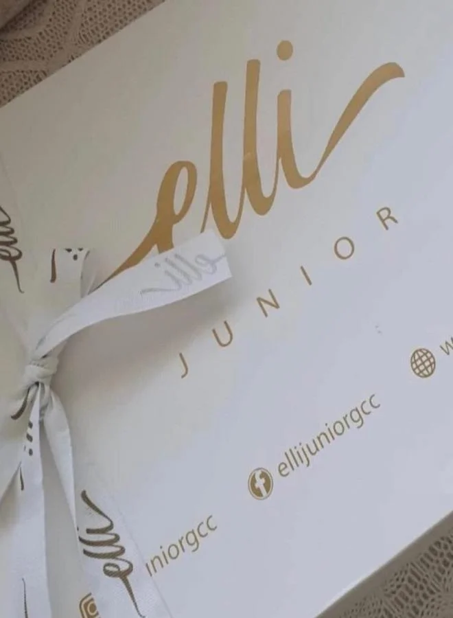 إيلي جونيور Lemon Sprinkle Set of 2 bibs with Gift Box