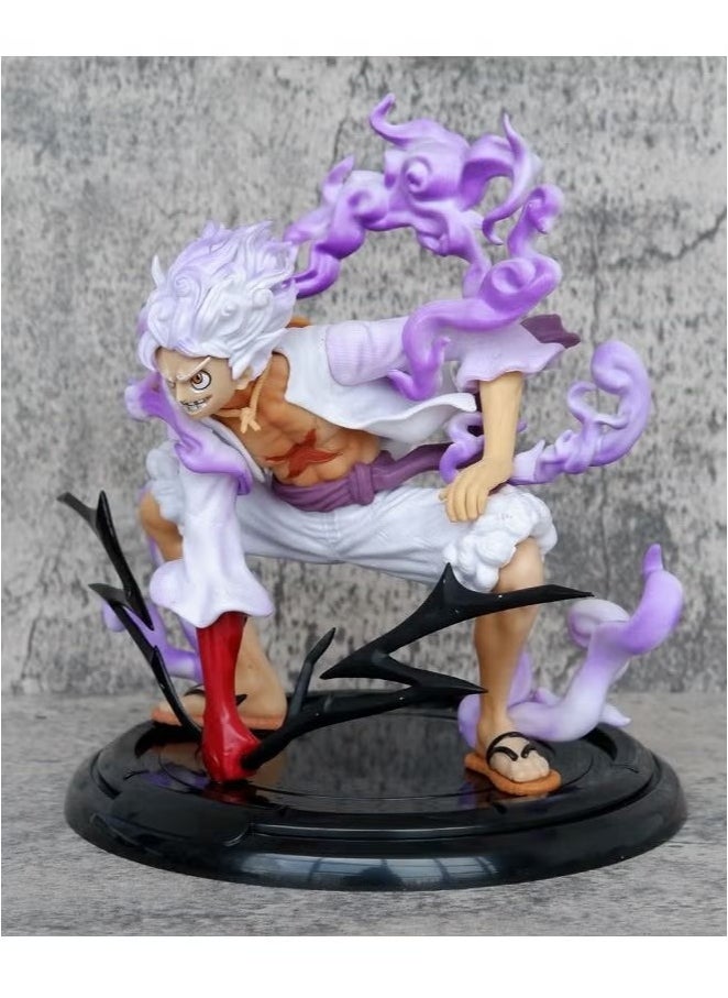 Ailily Anime One Piece Luffy Action Figure, Fifth Gear Nika Luffy Model Statue Figure Toy, Luffy Transform Form Action Figure, Super Collectible Anime Action Figure Toy 19CM  - Image 3