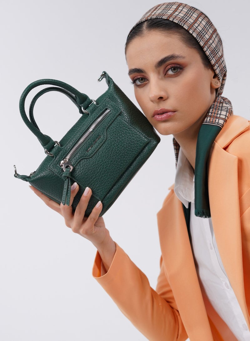 David Jones- Average size Casual but lux designed Bag- Unique Handbag for Women in model cm6929A- Your go to daily leather bag in Boat shape style design - Image 4