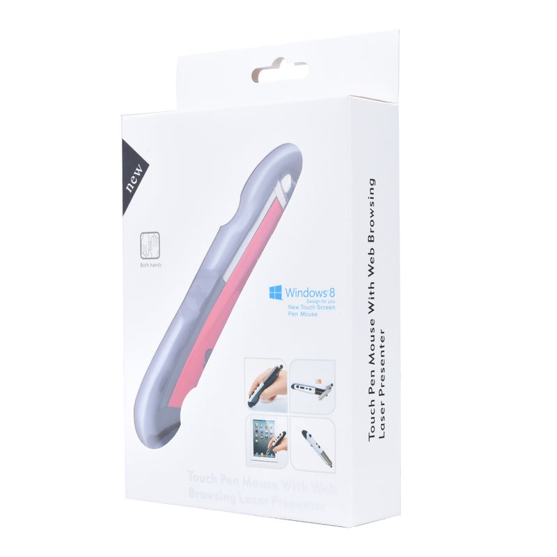 PR-08 2.4Ghz Wireless Optical Touch-pen 800/1200/1600DPI Wireless Pen with Web Browsing Laser-Presenter Handwriting Ergonomic Mice for PC Laptop Computer - Image 3