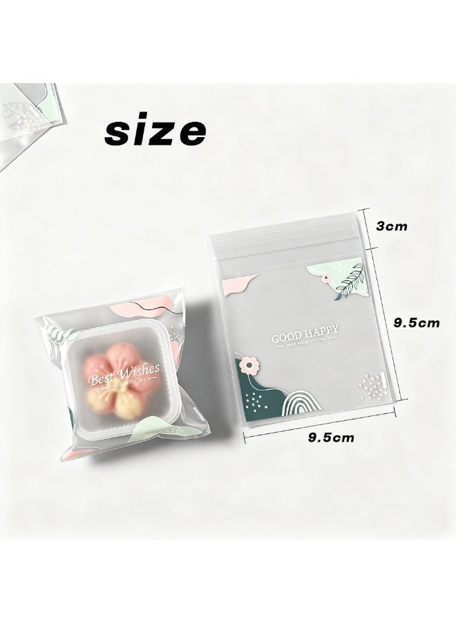 FLOVAZO 200 Pcs Small Transparent Self-Adhesive Bags - Multi-Purpose for Candy, Gifts, Cookies & Pastries, Mini Decor Items - Image 2