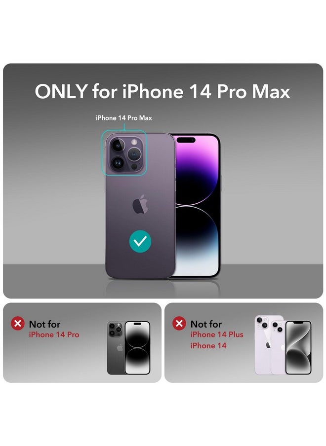 اي اس ار جراب ESR لهاتف iPhone 14 Pro Max، متوافق مع MagSafe، مقاوم للخدش، رفيع ونحيف، حماية كلاسيكية من الصدمات بدرجة عسكرية، TPU، غطاء خلفي مغناطيسي، شفاف بنفسجي  - Image 2