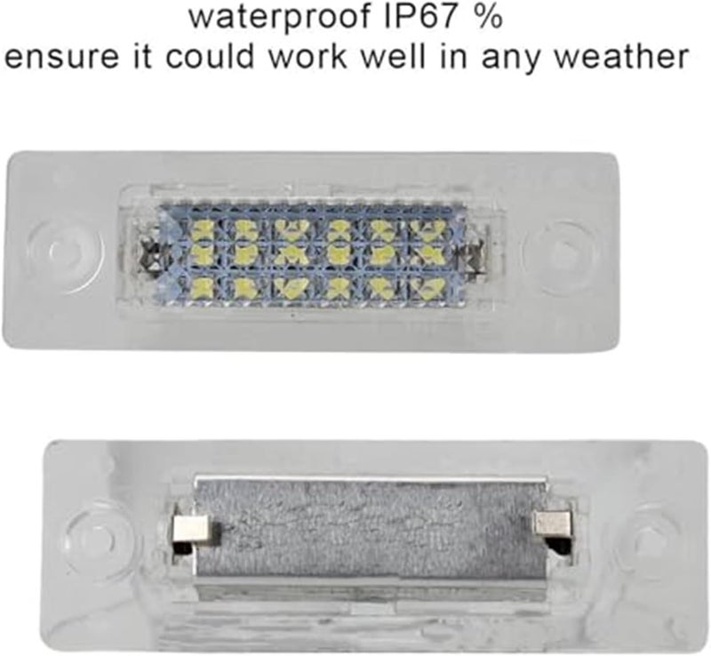 QASULER 12V Car License Plate Lights - Image 2