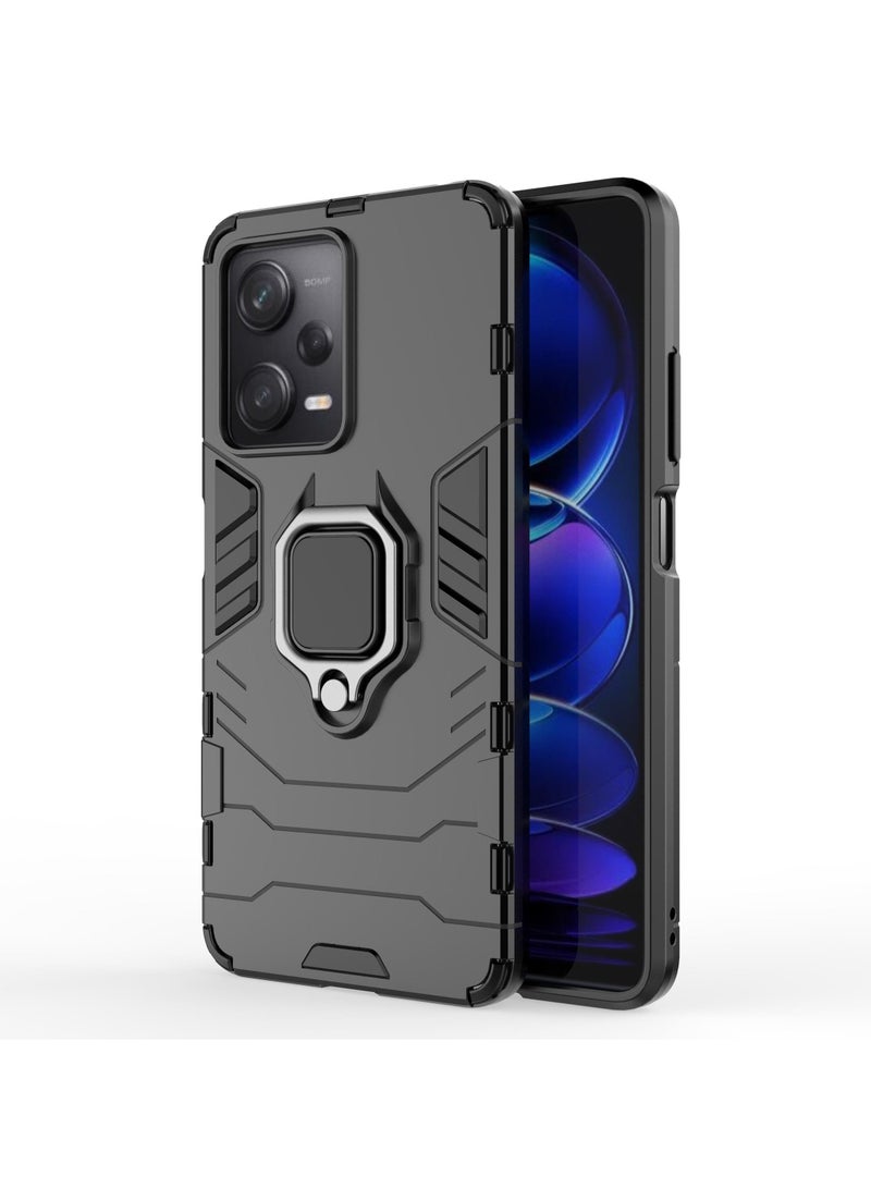 URBBKING Shockproof Protection Phone Case for Redmi Note 12 Pro 5G/Xiaomi Poco X5 Pro 5G Black - Image 1