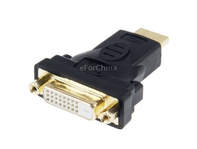 Technotech محول HDMI 19 دبوس ذكر إلى DVI 24+1 دبوس أنثى - Image 1