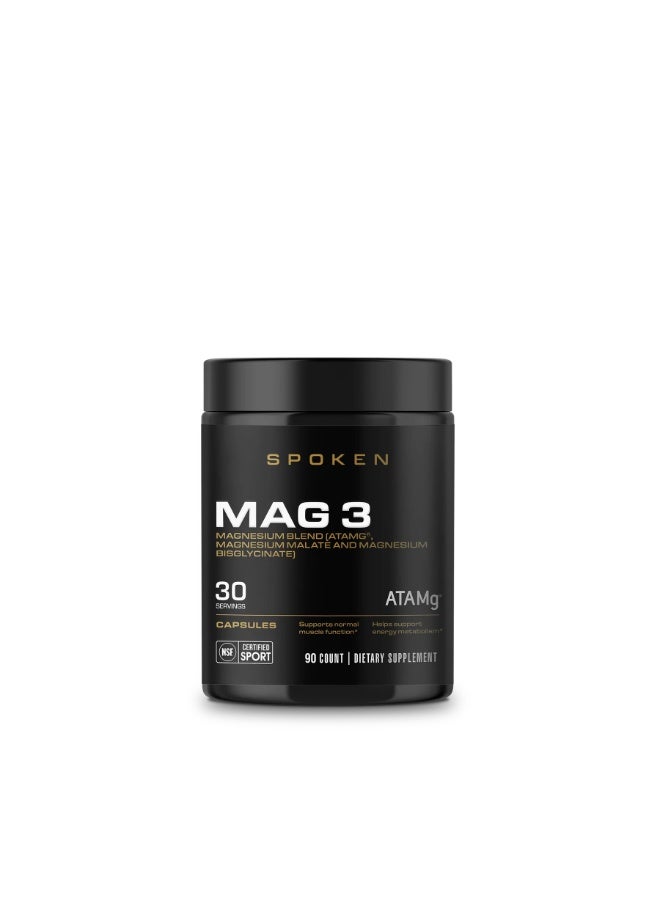 SPOKEN MAG 3 – 90 Count (30 Servings) - Image 1