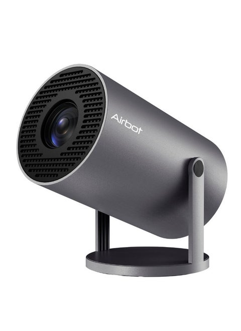 Airbot PJ168 EU - 1080P/4K Game Projector with Wi-Fi 6, 150 ANSI Lumens, Android 11, 360° Projection, Portable & Lightweight