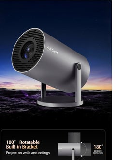 Airbot Airbot PJ168 EU - 1080P/4K Game Projector with Wi-Fi 6, 150 ANSI Lumens, Android 11, 360° Projection, Portable & Lightweight  - Image 2