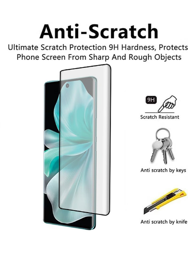 X-level Vivo V30 5G Screen Protector, 9H Tempered Glass Screen Protector for Vivo V30, Case Friendly, Easy Installation,Anti-Scratch Film - Image 3