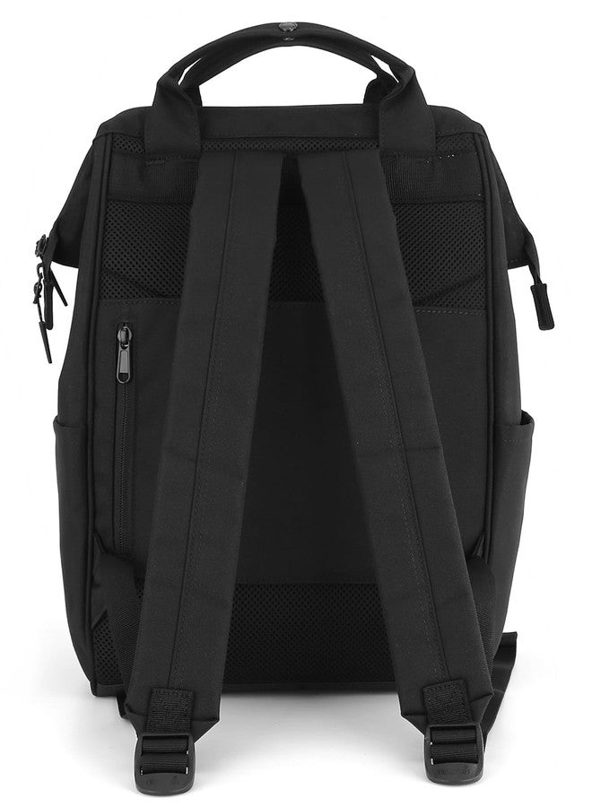 himawari 14.9 inch Women's Laptop Backpack, Large Capacity College Schoolbag, Waterproof Travel Bag for Men & Women-0403-03#Black, 0403-03#black, Regular, Mx - Image 3