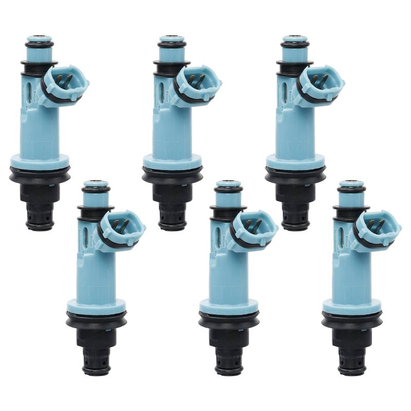 Fuel Injectors Set of 6 2325046090 Compatible with 19982005 Lexus GS300 20012005 Lexus lS300 19982000 Lexus SC300 30L Fuel injectors for 1998 Toyota Supra 2 Holes