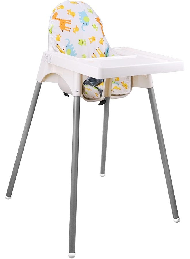 twoworld High Chair Cushion for IKEA Antilop Highchair, Baby High Chair Seat Cover Liner Mat Pad Cushion for IKEA Antilop High Chair (Animal Pattern) - Image 2