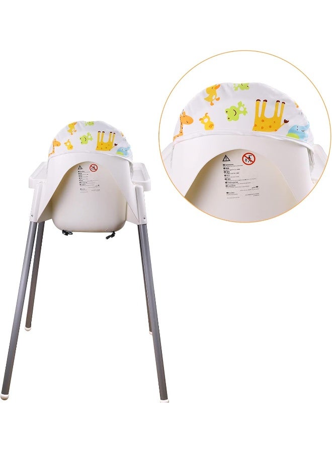 twoworld High Chair Cushion for IKEA Antilop Highchair, Baby High Chair Seat Cover Liner Mat Pad Cushion for IKEA Antilop High Chair (Animal Pattern) - Image 5
