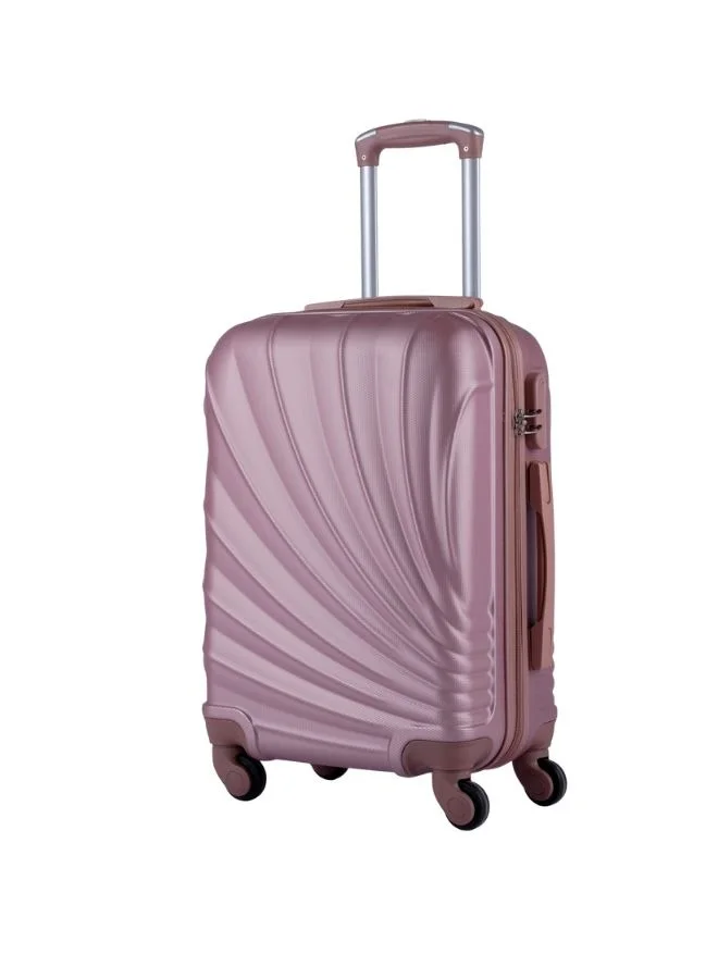 LIMRA Travel bags consisting of 3 luggage bags with a solid and strong design, size 28"20"12"inches Rosegold