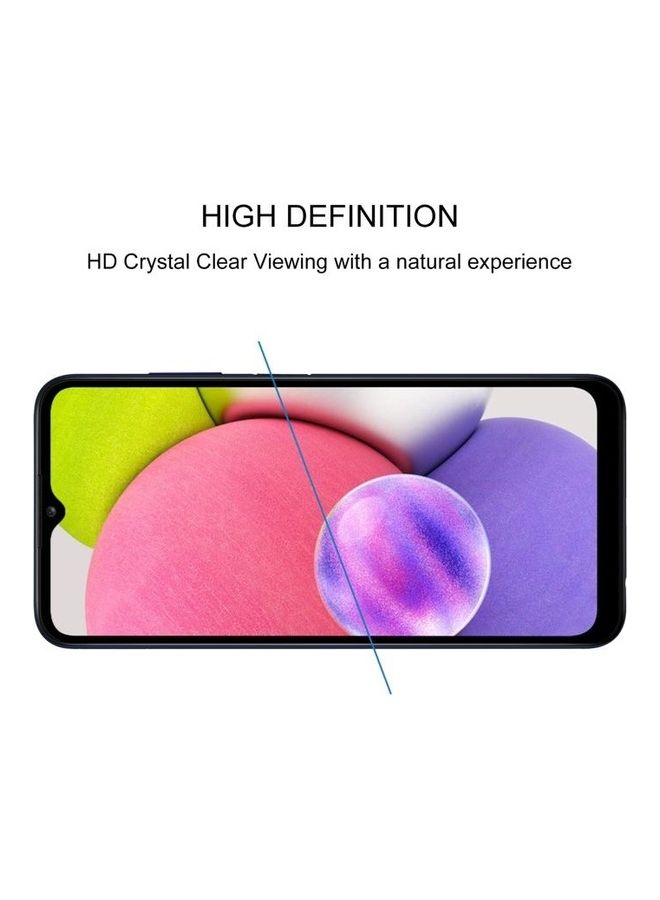 BGM 25-Piece Full Glue Tempered Glass Film Screen Protector For Samsung Galaxy A03s Clear/Black - Image 4