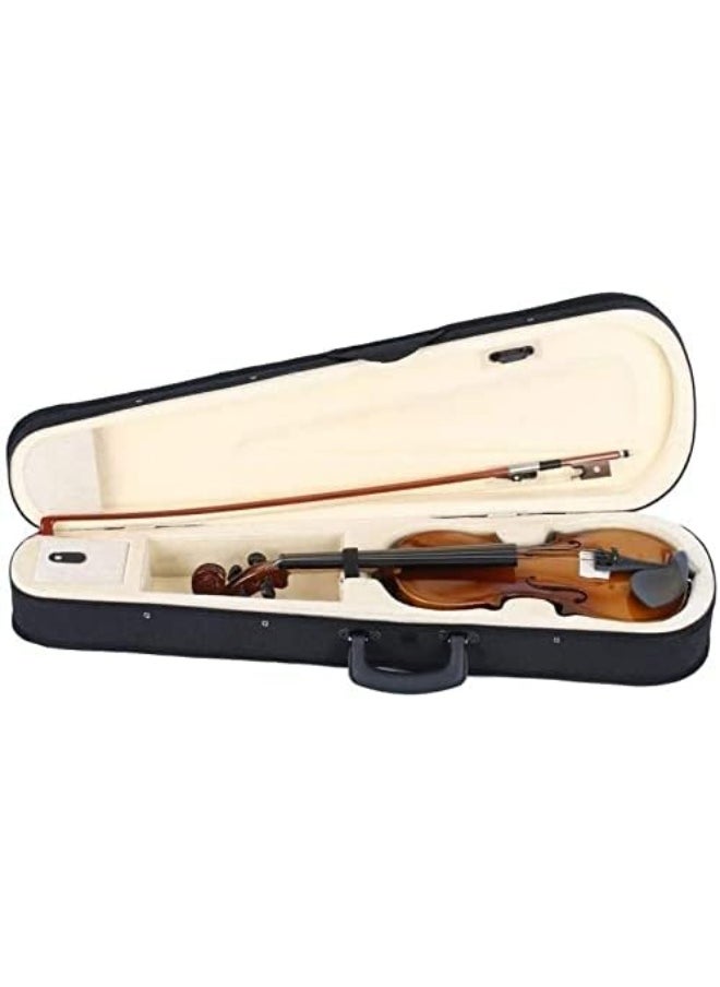 Megarya MegArya Violin Set, Acoustic Violin with Hard Case, Bow and Rosin for Beginner Violins 3/4  - Image 4