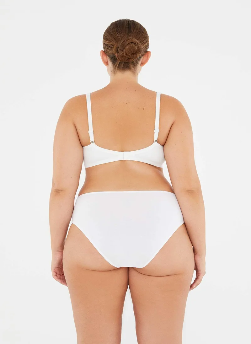 داجي Minimizer Bra Interlock Non Padded Wired Fixed Strap Underwear