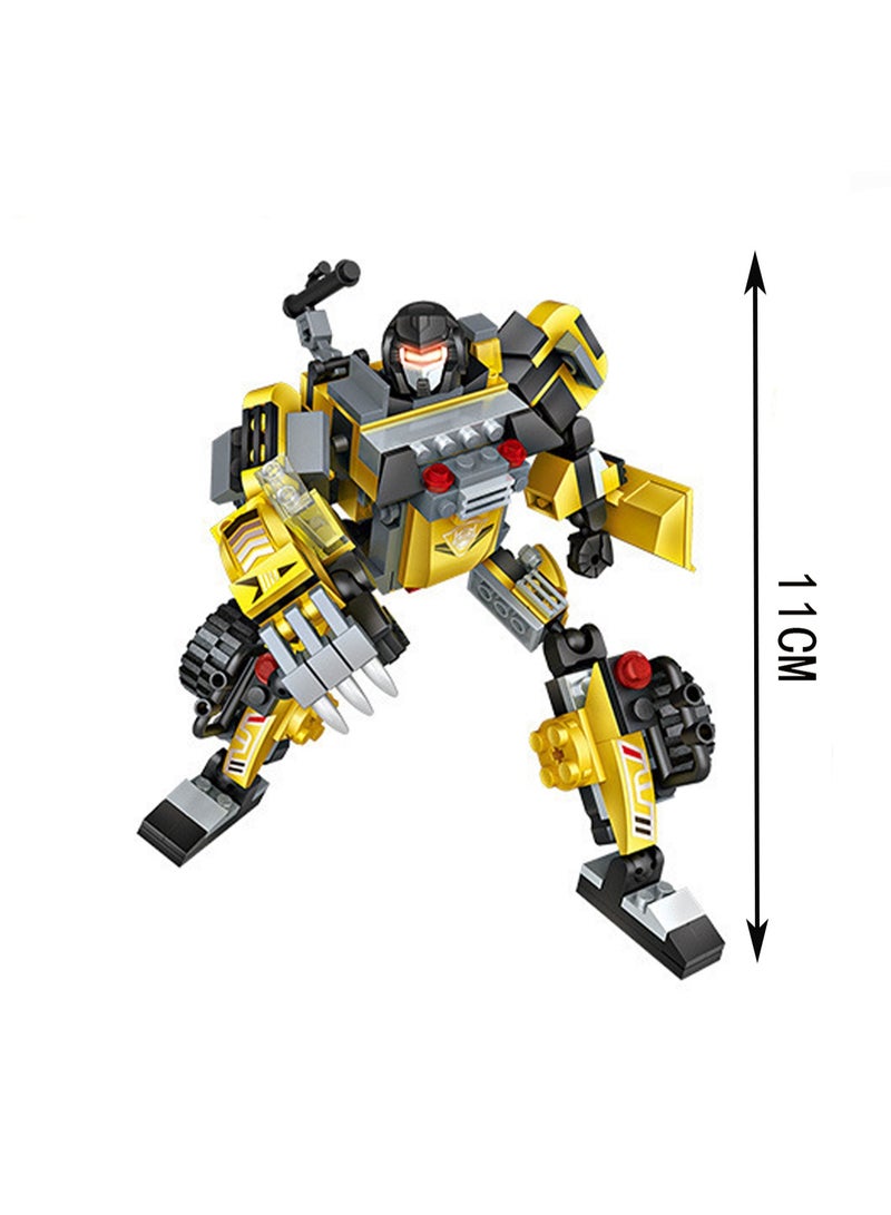 238pcs Excavator Three-Change Robot Model Set Building Blocks Leisure Decompression Assembly Building Assembly Toys Children Adult Home Decorations - Image 3