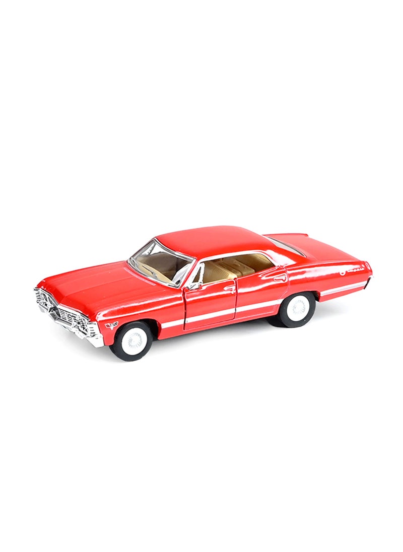Kinsmart Pull Back Action 1:40 Scale 1967 Chevrolet Impala Doors Openable Collectible Diecast Metal Toy Car  - Image 3