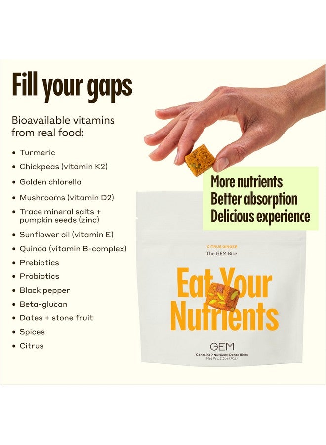 GEM Daily Superfood and Energy Support for Women & Men, Natural Whole Foods with Essential 20+ Whole-Food Vitamins, Minerals, superfoods, prebiotics, Clean Energy Variety Pack, 28 Servings - Image 2