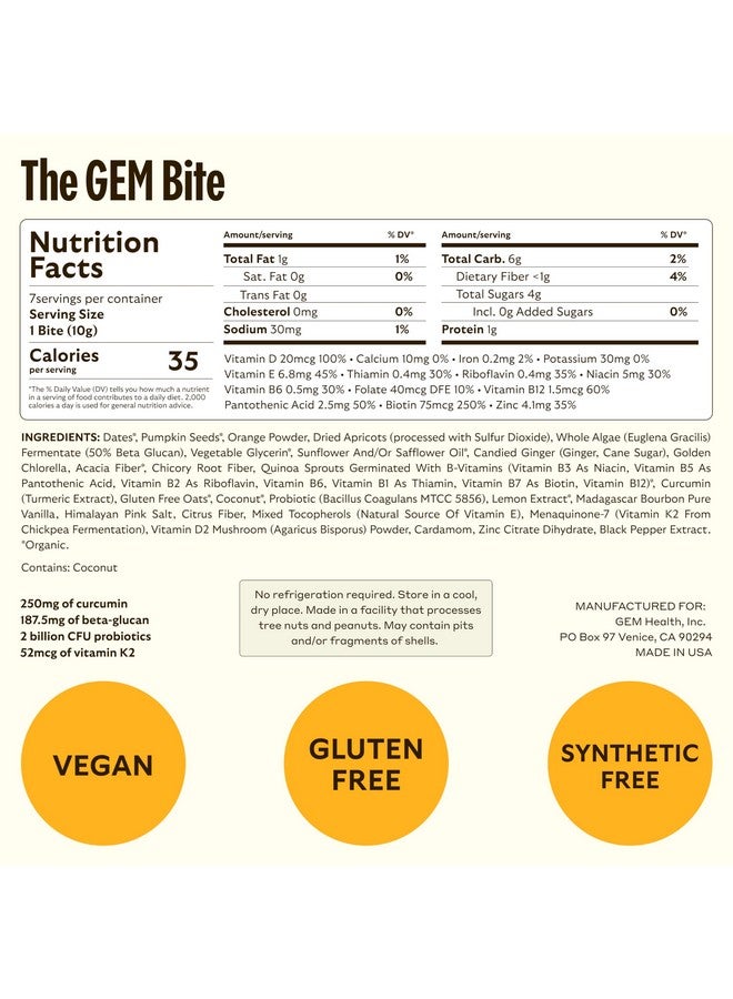 GEM Daily Superfood and Energy Support for Women & Men, Natural Whole Foods with Essential 20+ Whole-Food Vitamins, Minerals, superfoods, prebiotics, Clean Energy Variety Pack, 28 Servings - Image 5