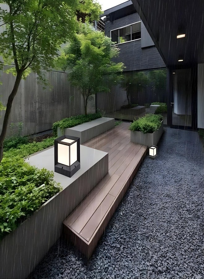 RBSK Gate Light for Home Gate/Gate Lamp for Outdoor Waterproof/Gate Lamp/Pillar Gate Light for Outdoor for Stairs, Pillar, Garden, Boundries (China) (with Bulb, 2, Pack) - Image 4