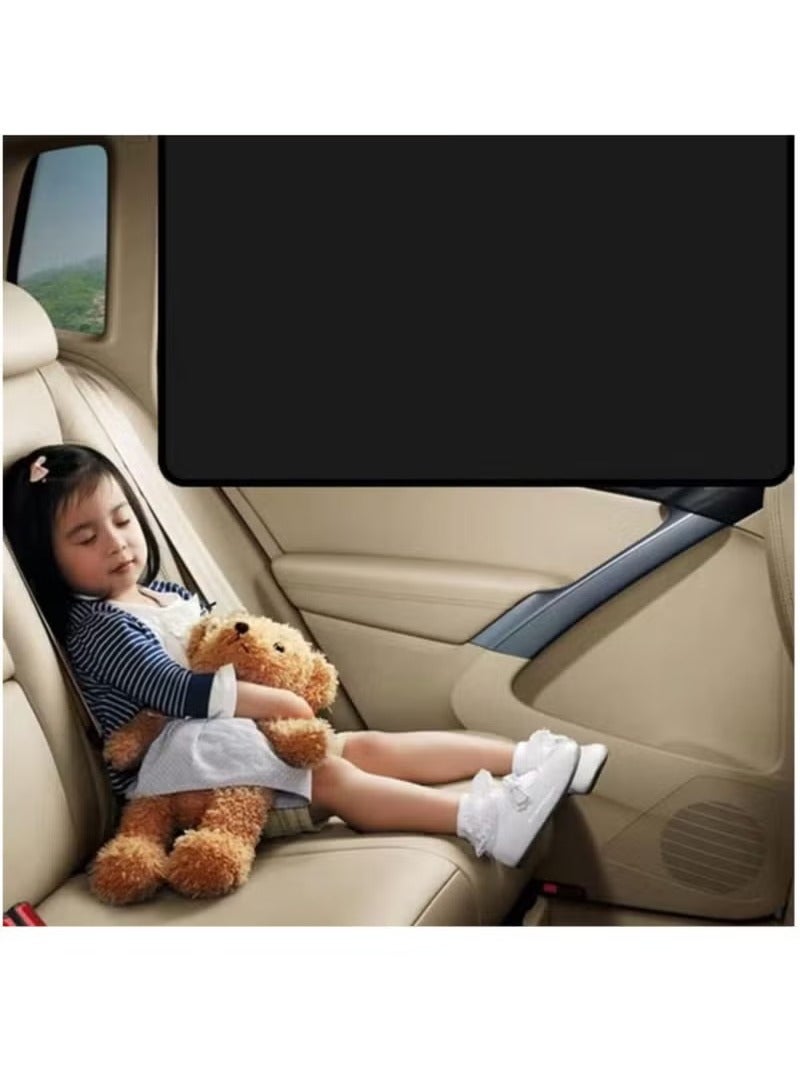 Car Side Window Sun Shades, Window Sunshades Privacy Curtains, 100% Block Light for Breastfeeding, Taking a nap, Changing Clothes, Camping (FrontBack 4pcs) - Image 5