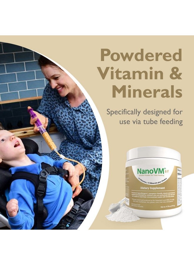 NanoVM t/f, Dietary Supplement for Tube Feeding, Allergen-Free Kids Multivitamin, Unflavored Vitamin Powder with 14 Vitamins & 13 Minerals, Low-Carb Kids Vitamins, 275g - Solace Nutrition - Image 5