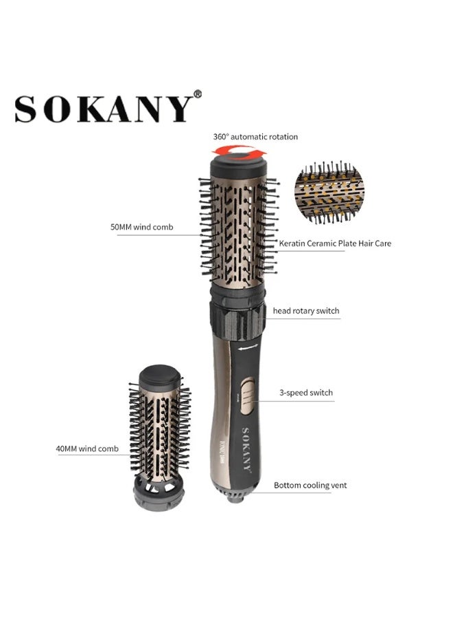 سوكاني فرشاة فرد الشعر SD-903 الدوارة - 1000 واط - Image 3