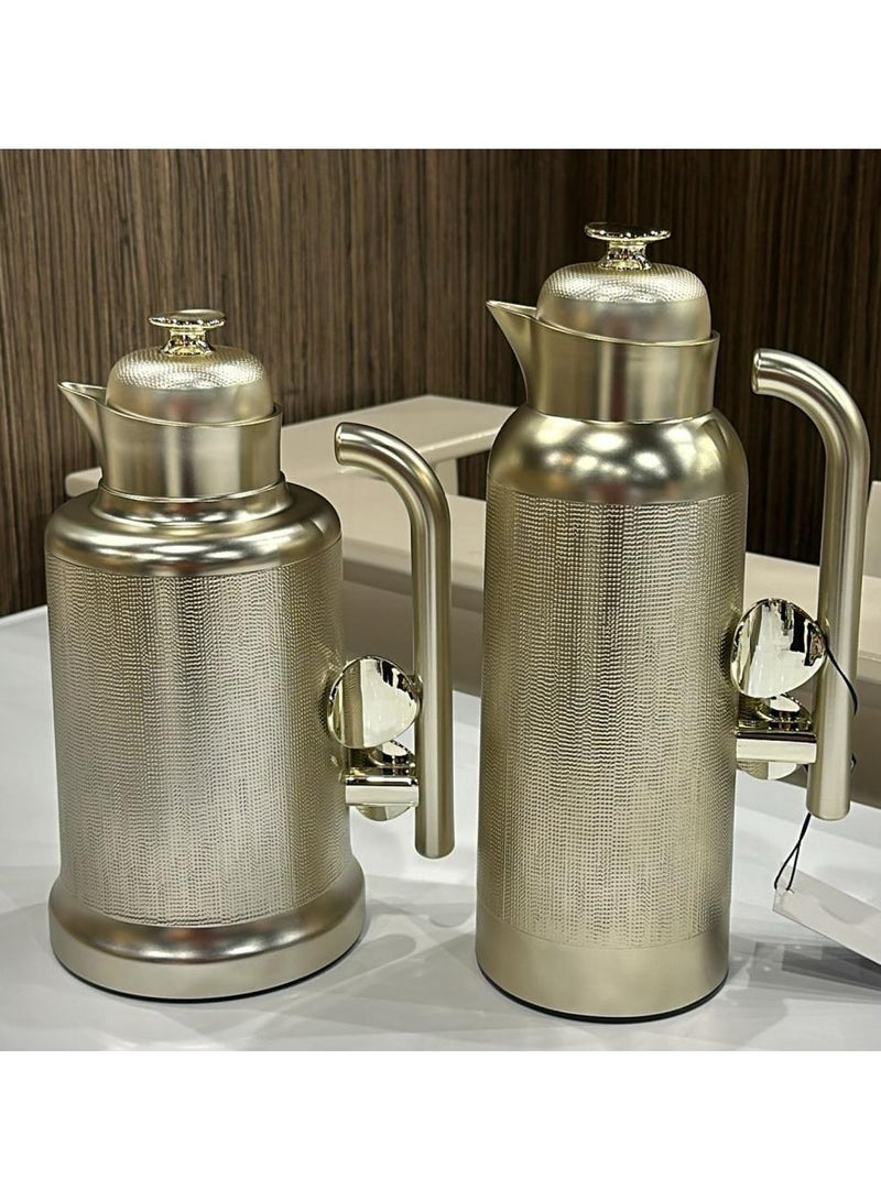 السيف  طقم ترامس ساندرا من السيف للشاي والقهوة بتصميم أنيق 1 لتر / 1 لتر