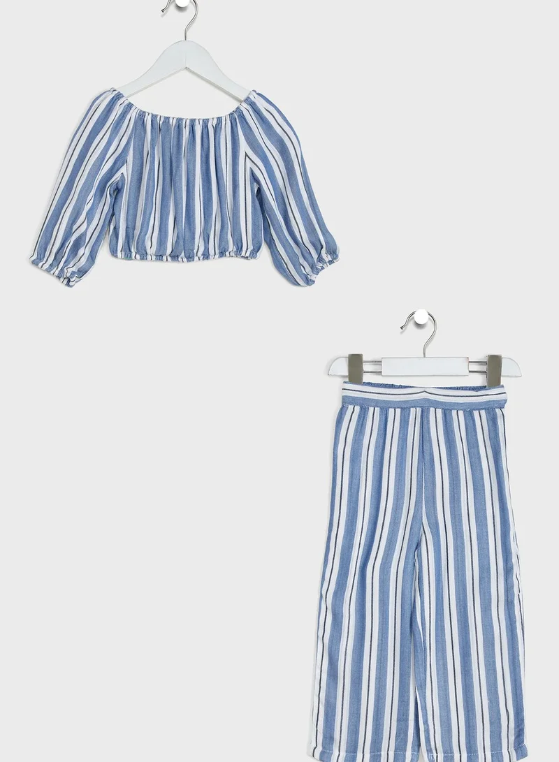Nautinati Striped Clothing Set