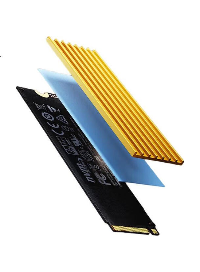 Nvv M.2 Ssd Heatsink, Nvme Aluminum Alloy Heatsink, Ngff Heatspreader, Laptop Ssd Cooler, Thermal Paste Pad, Nt-Gt6 - Image 2