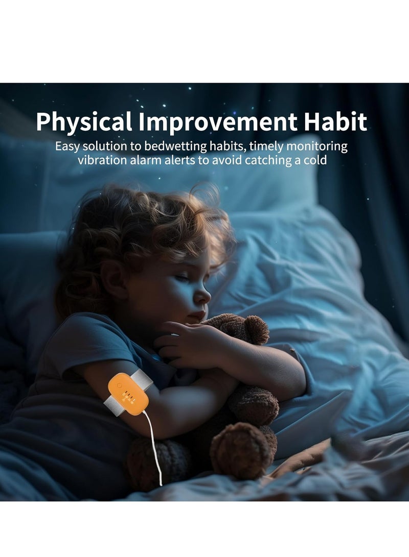 Bed Wetting Alarm for Boys Girls Kids, Nighttime Bedwetting Sensor Monitors, USB Rechargeable, 3 Working Modes, Loud Sound and Strong Vibration, Potty Training for Children (Magnetic) - Image 4