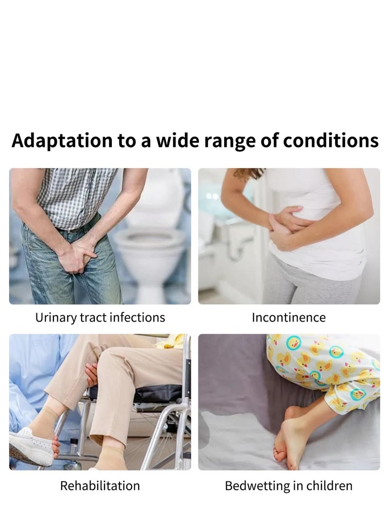 Bed Wetting Alarm for Boys Girls Kids, Nighttime Bedwetting Sensor Monitors, USB Rechargeable, 3 Working Modes, Loud Sound and Strong Vibration, Potty Training for Children (Magnetic) - Image 5