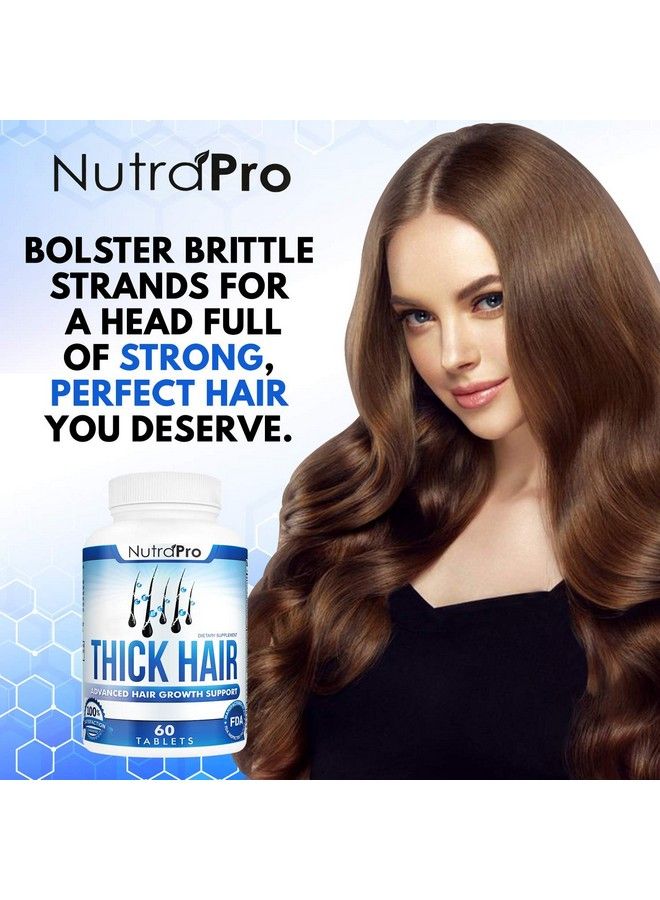 NutraPro Thick Hair Growth Vitaminsanti Hair Loss Pills With Dht Blocker Stimulates Faster Hair Growth For Weak Thinning Hairbiotin Hair Supplements With Keratin & Collagen Helps Men&Women Grow Perfect Hair - Image 3