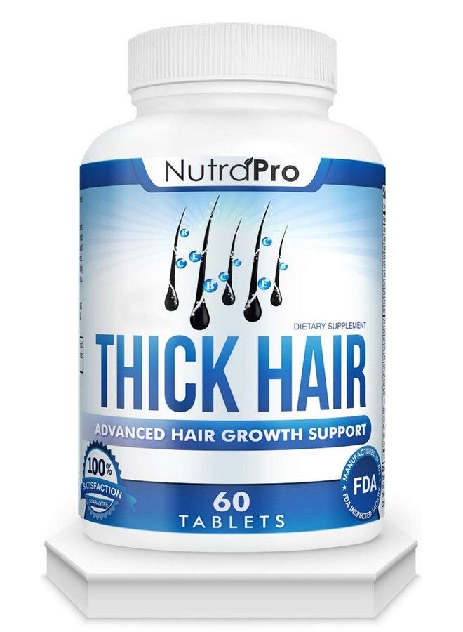 NutraPro Thick Hair Growth Vitaminsanti Hair Loss Pills With Dht Blocker Stimulates Faster Hair Growth For Weak Thinning Hairbiotin Hair Supplements With Keratin & Collagen Helps Men&Women Grow Perfect Hair - Image 1