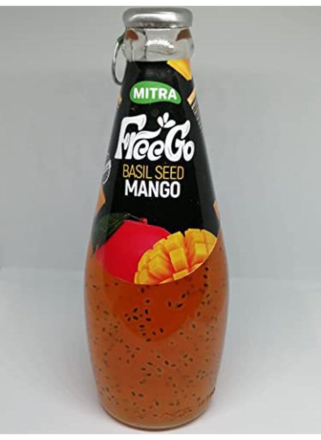 Free Go Basil Seed Mango Drink - 290 ml 