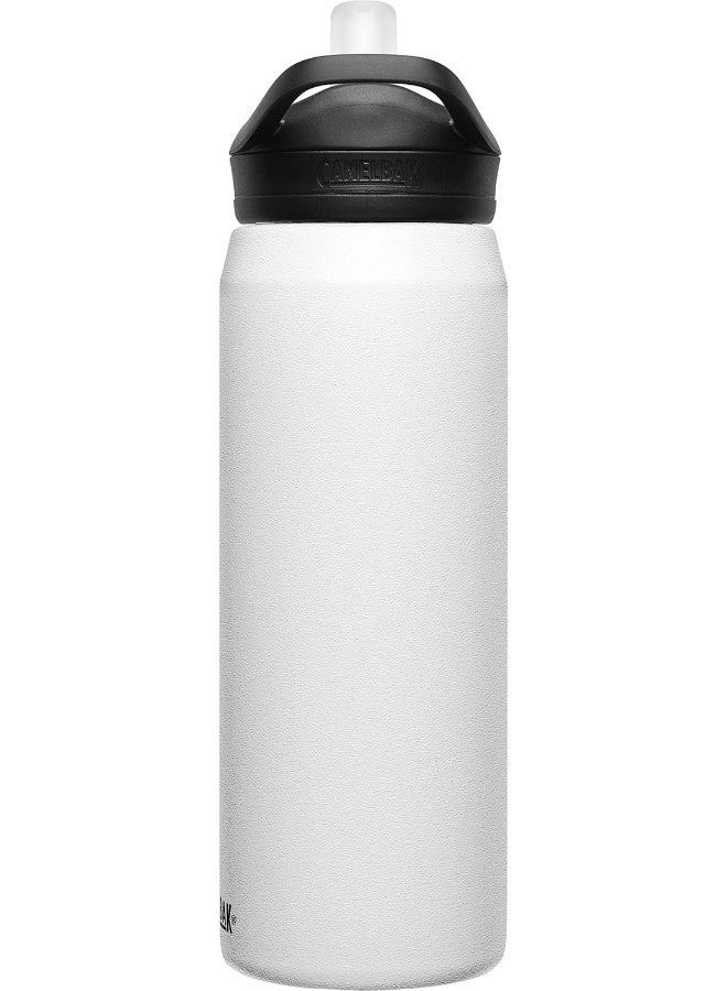 CAMELBAK زجاجة مياه معزولة من كاملباك إيدي+ الفولاذ المقاوم للصدأ، 25 أونصة، بيضاء - Image 4