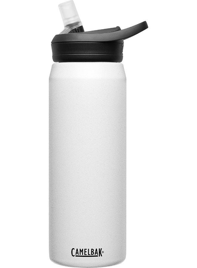 CAMELBAK زجاجة مياه معزولة من كاملباك إيدي+ الفولاذ المقاوم للصدأ، 25 أونصة، بيضاء - Image 1