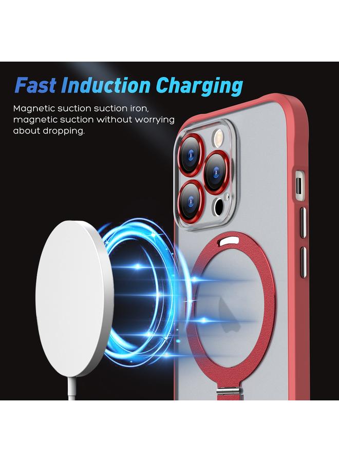 S-TOP Case For iPhone 13 Pro Max Metal Eyes Series MagSafe Magnetic Holder Phone Case - Image 4